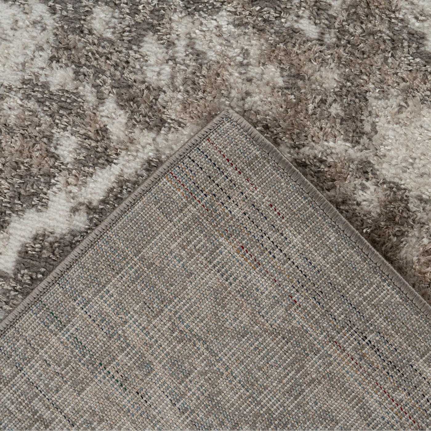 MILAS Tapis oriental en tissu beige - 160x230 cm - Tapis - Mobilier Deco