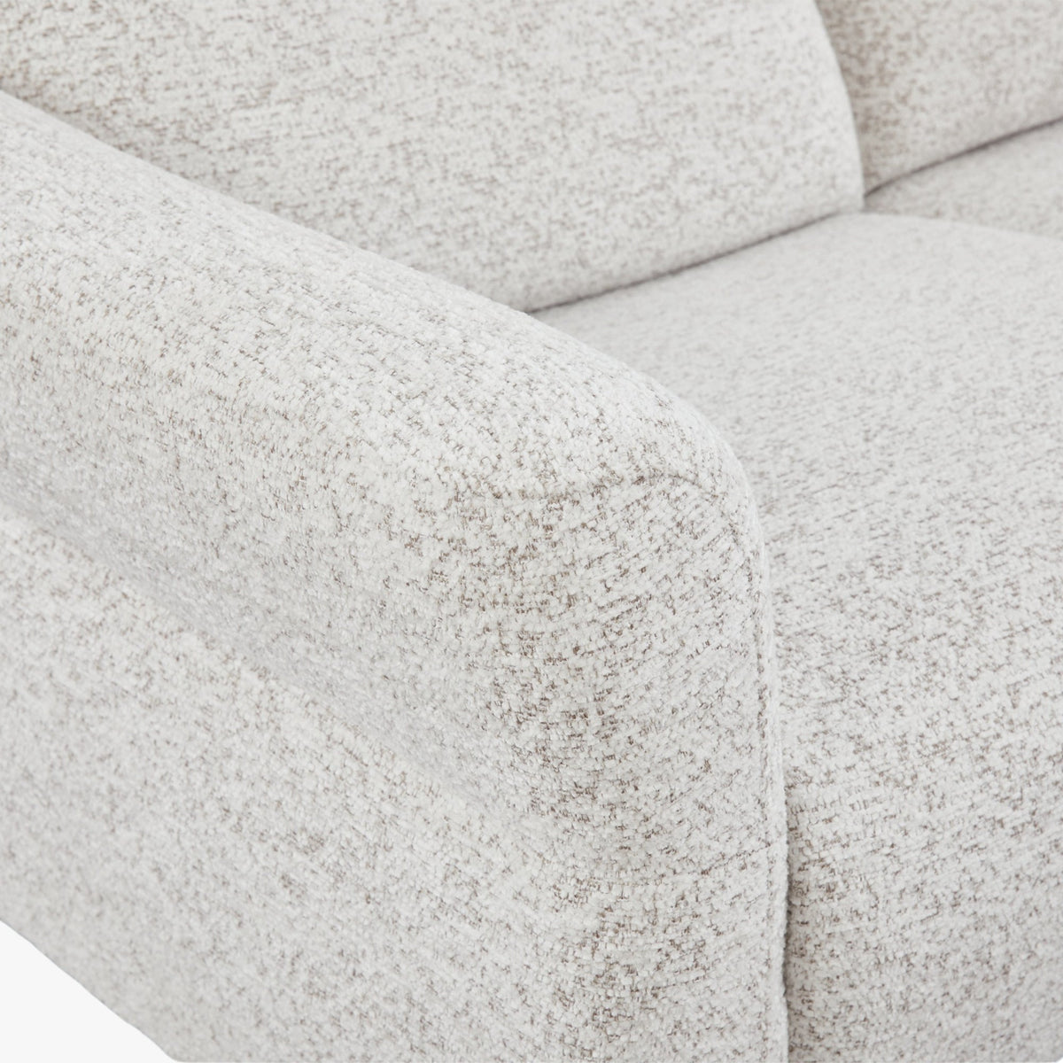 NELSON Canapé 2 places relax électrique en tissu beige - Canapé relax - Mobilier Deco