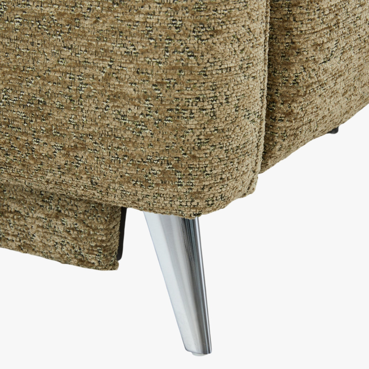 NELSON Canapé 2 places relax électrique en tissu vert - Canapé relax - Mobilier Deco