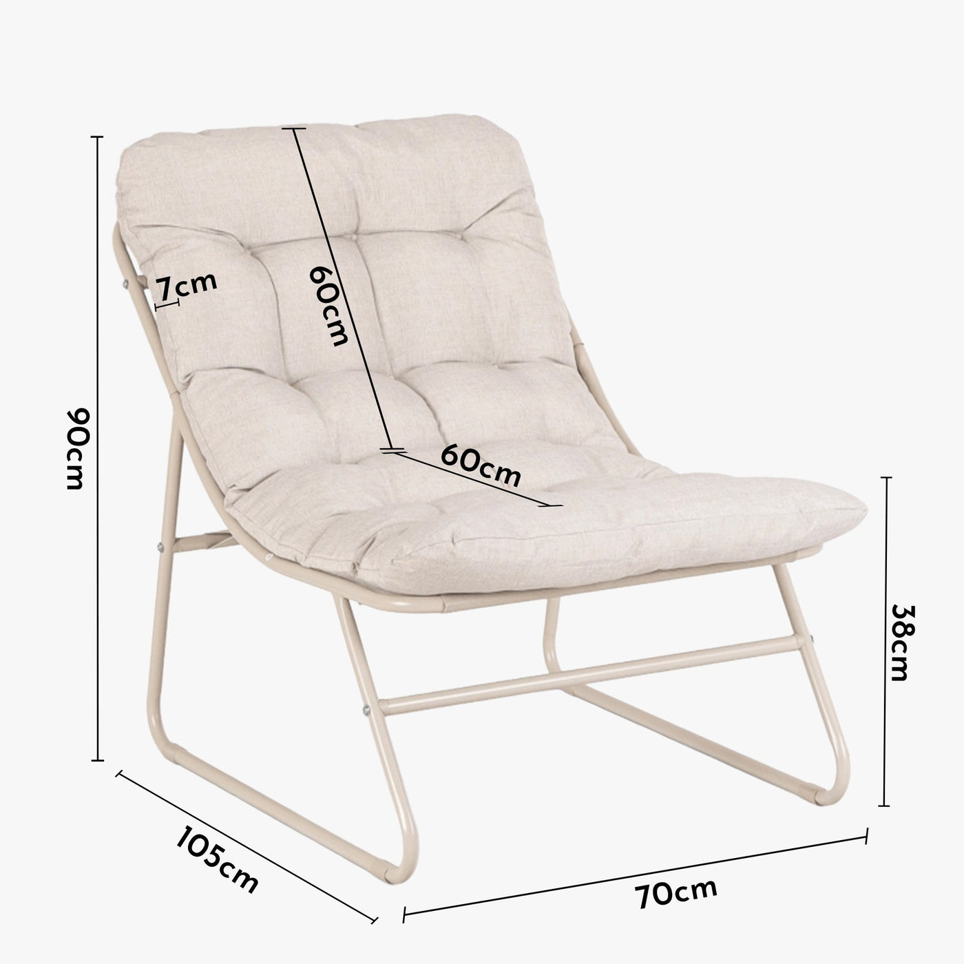 NIKEA Ensemble de mobilier de jardin 2 places avec table en verre - Mobilier de jardin - Mobilier Deco