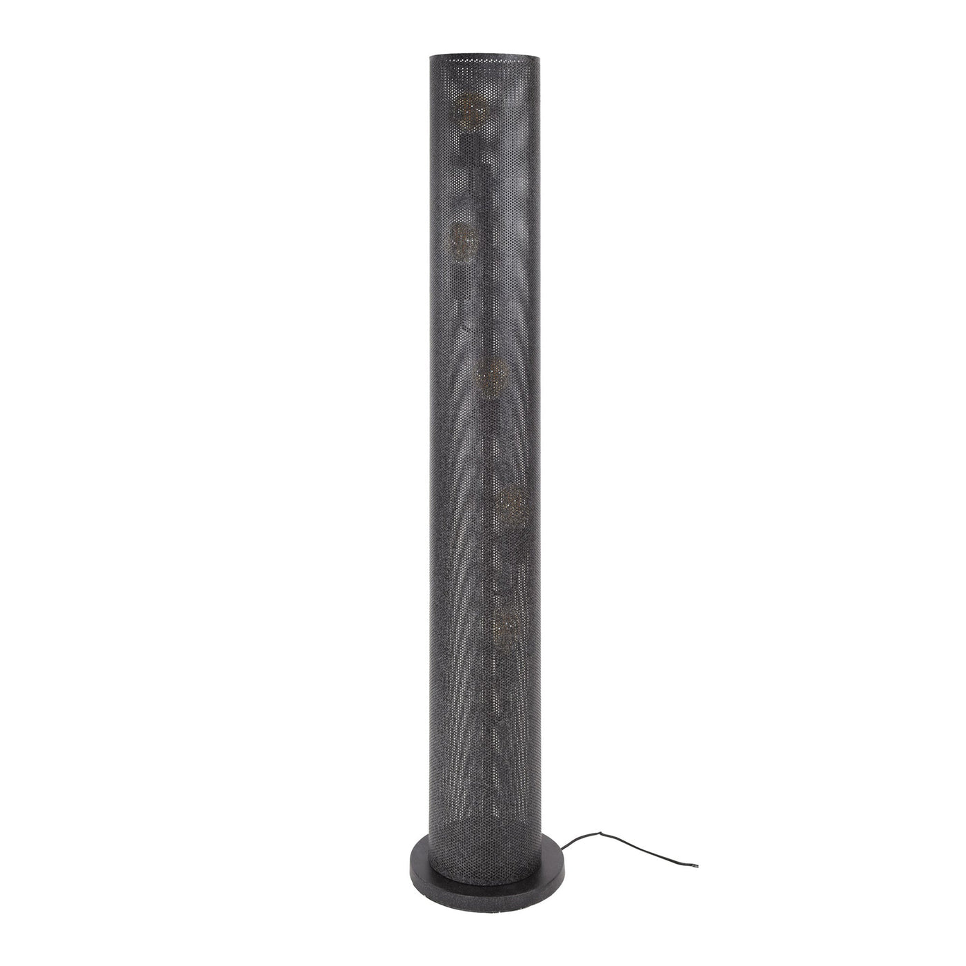 NOVA Lampadaire tube 5 ampoules en métal noir 18x149 cm - Luminaires - Mobilier Deco