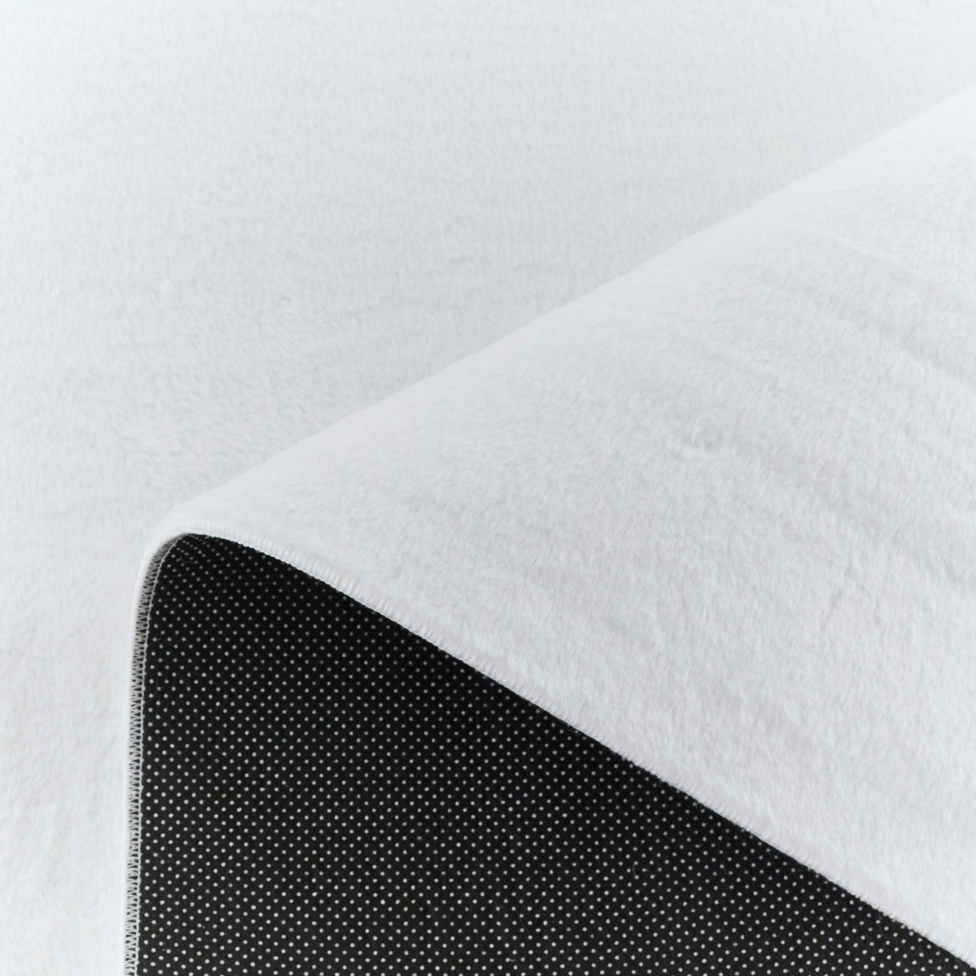 NUBE Tapis en tissu doux blanc écru - 160x230 cm - Tapis - Mobilier Deco