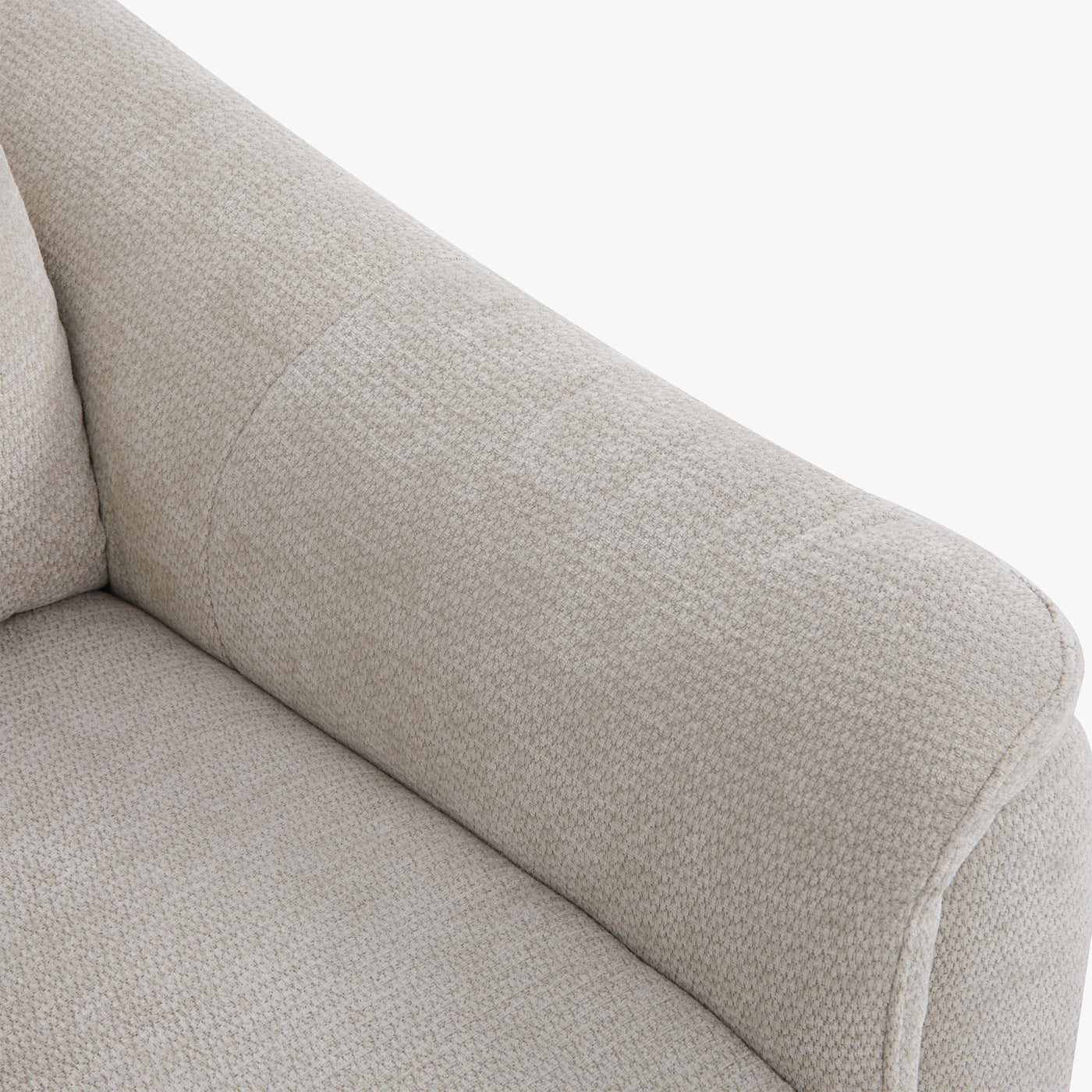 ORION Canapé d'angle convertible avec coffre en tissu relax électrique beige - Angle droit - Canapé relax - Mobilier Deco