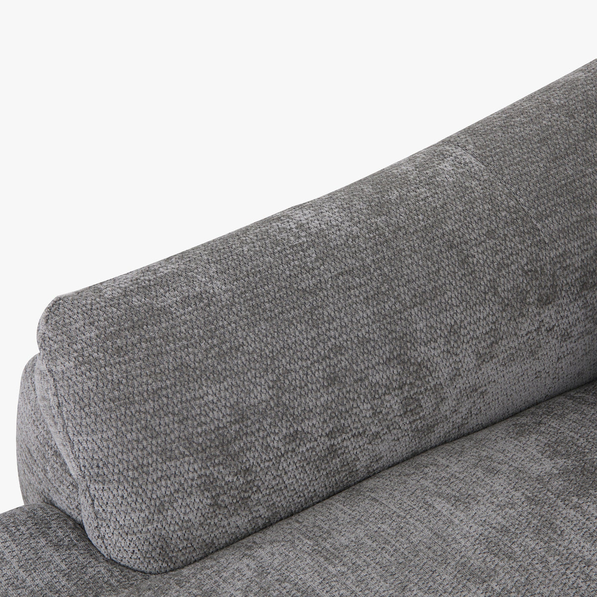 ORION Canapé d'angle convertible avec coffre en tissu relax électrique gris - Angle gauche - Canapé relax - Mobilier Deco