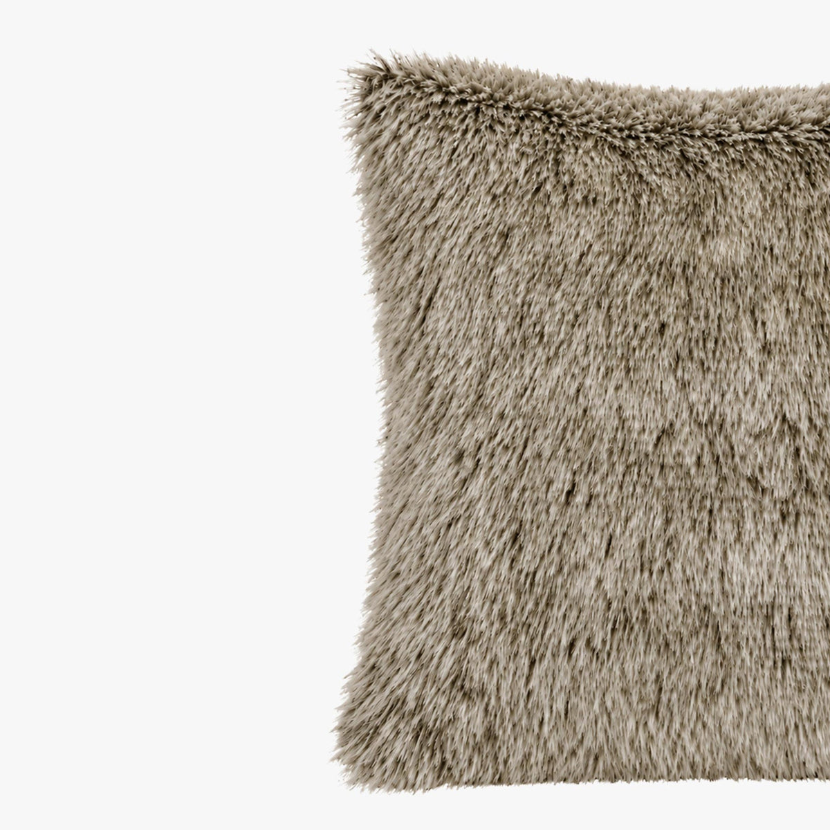 PERLA Coussin carré en tissu beige 42x42 cm - Coussins - Mobilier Deco