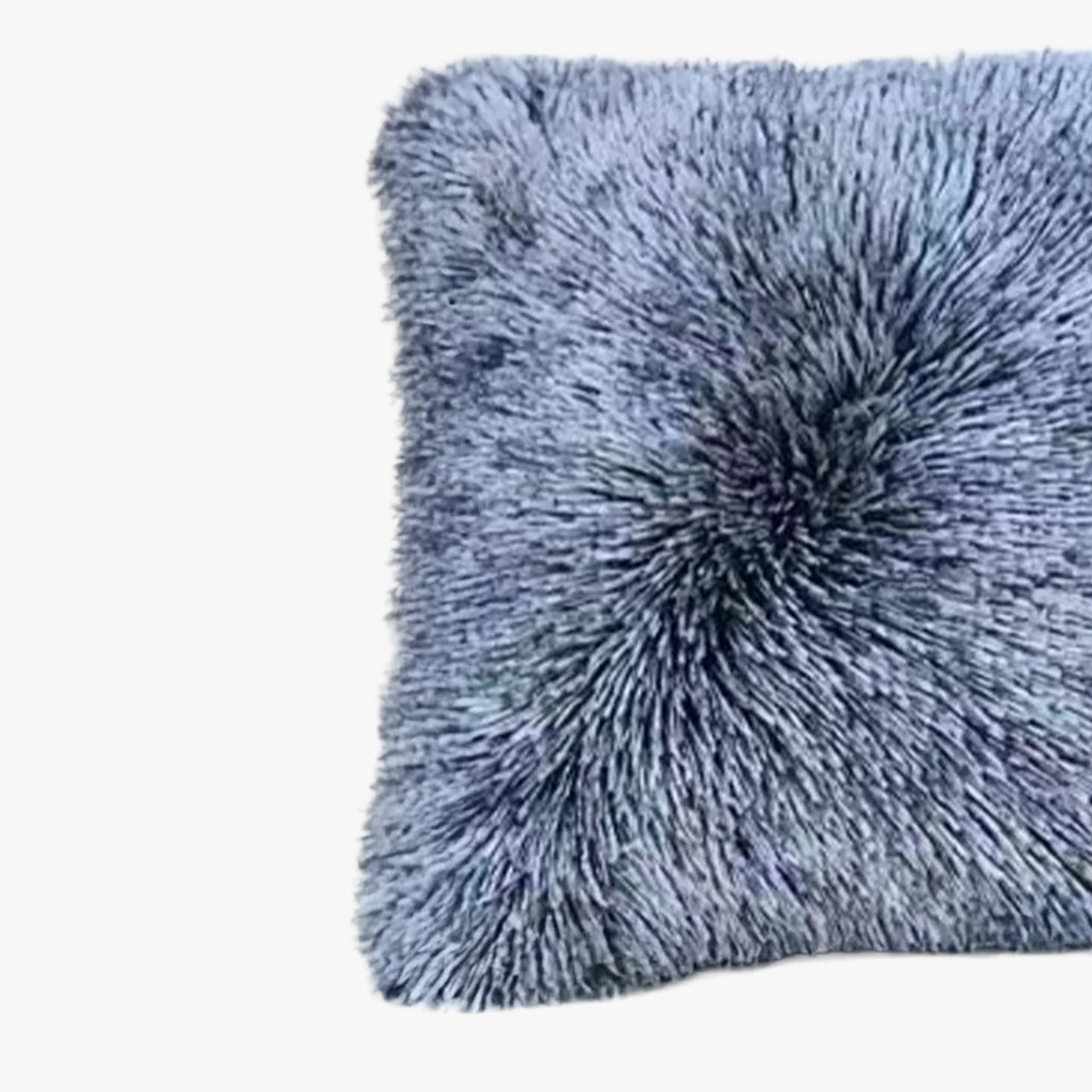 PERLA Coussin carré en tissu bleu 42x42 cm - Coussins - Mobilier Deco