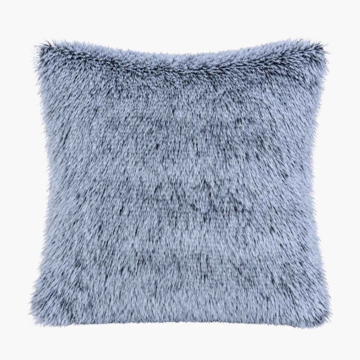 PERLA Coussin carré en tissu bleu 42x42 cm - Coussins - Mobilier Deco