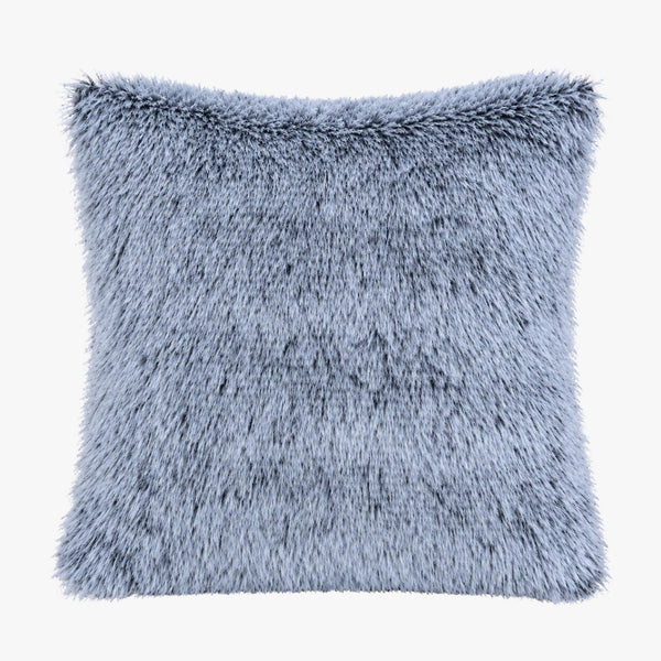 PERLA Coussin carré en tissu bleu 42x42 cm