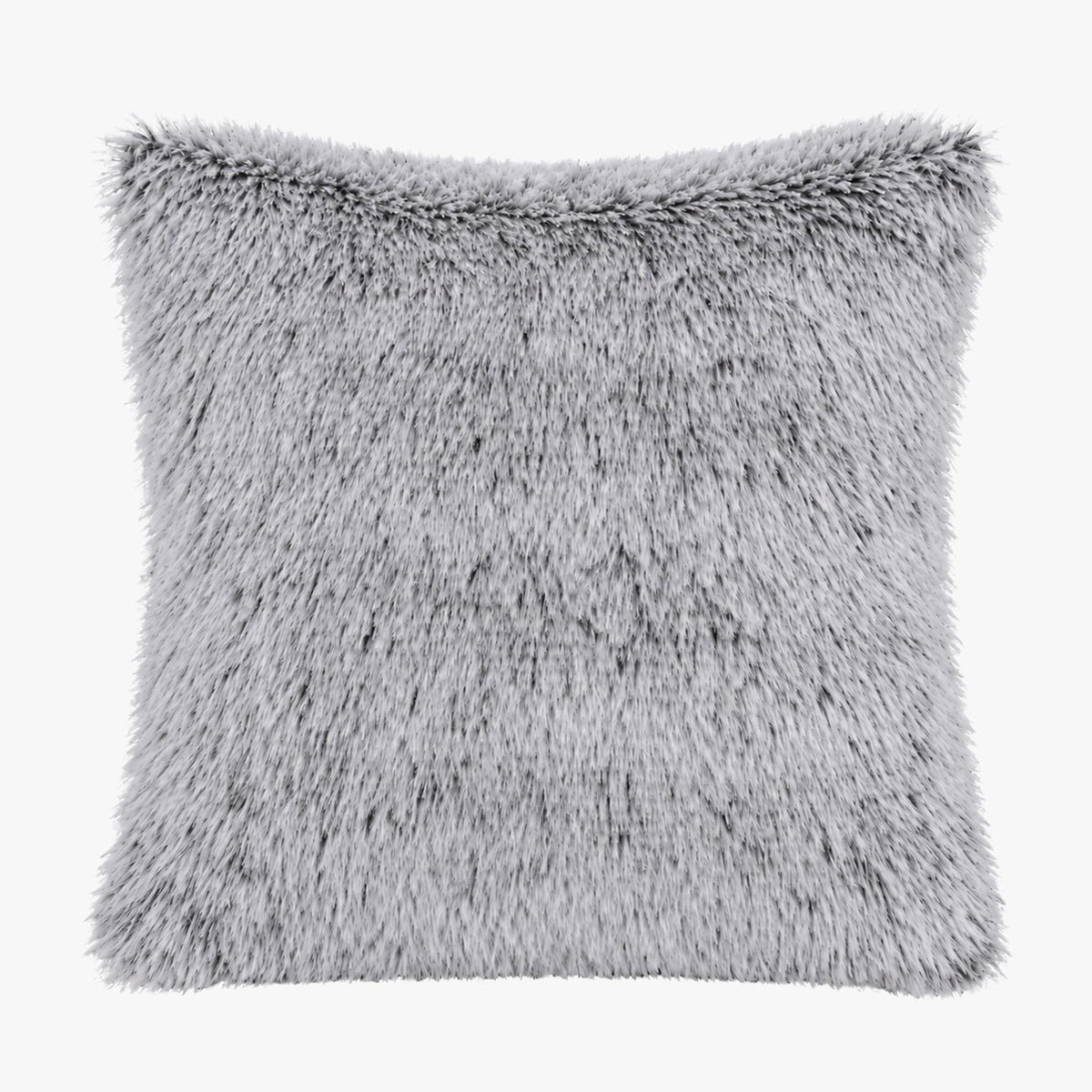 PERLA Coussin carré en tissu gris 42x42 cm - Coussins - Mobilier Deco