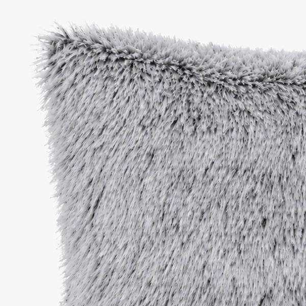 PERLA Coussin carré en tissu gris 42x42 cm