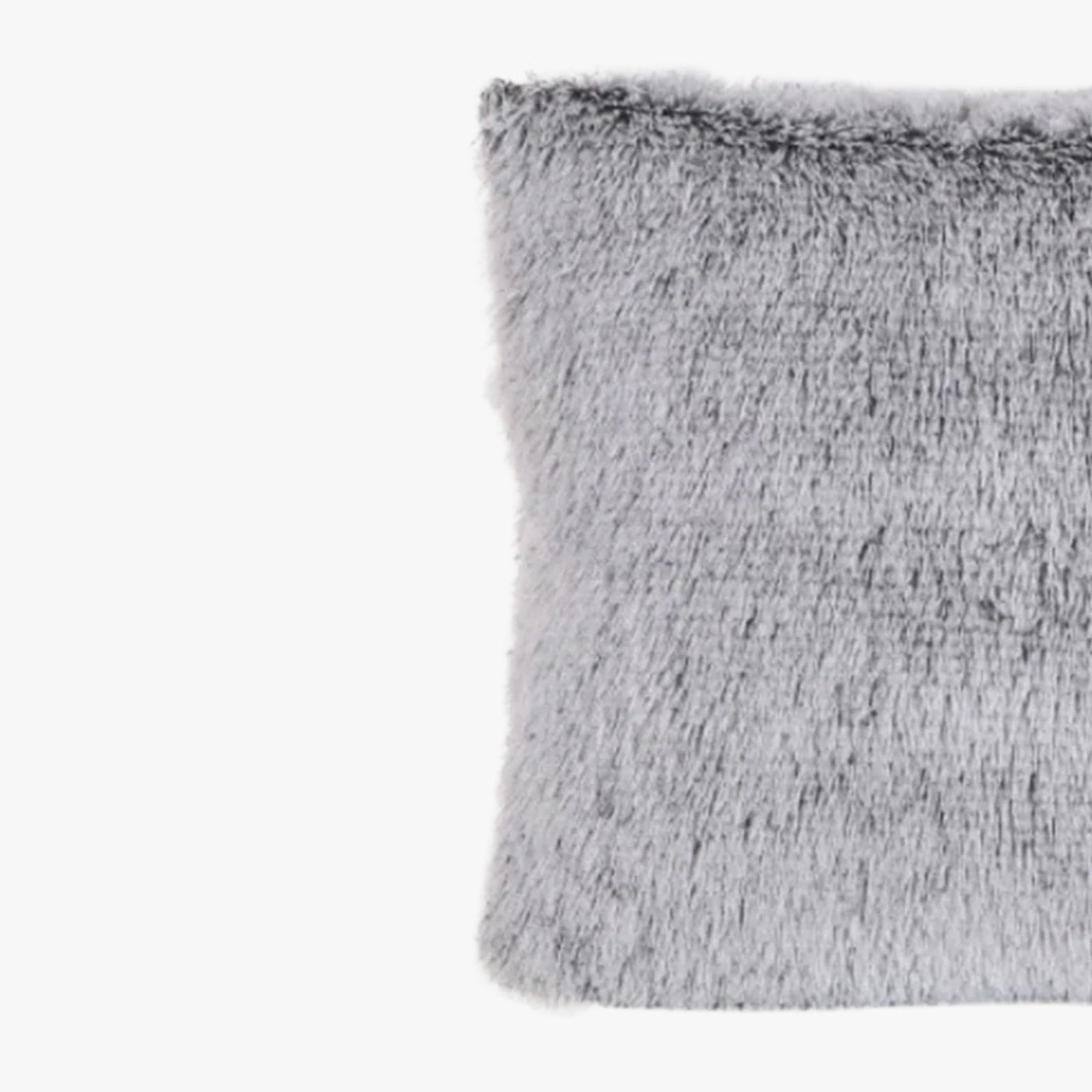 PERLA Coussin carré en tissu gris 42x42 cm - Coussins - Mobilier Deco