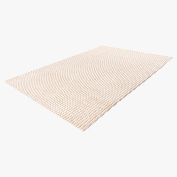 PLUSH Tapis en velours côtelé beige - 160x230 cm