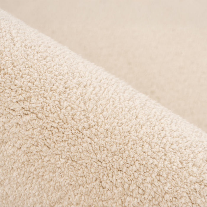 RELAX Tapis en tissu doux beige - 160x220 cm