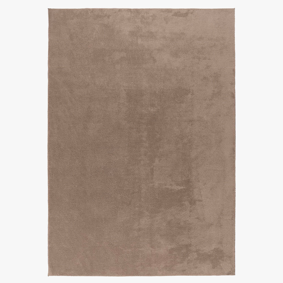 RELAX Tapis en tissu doux taupe - 120x160 cm - Tapis - Mobilier Deco