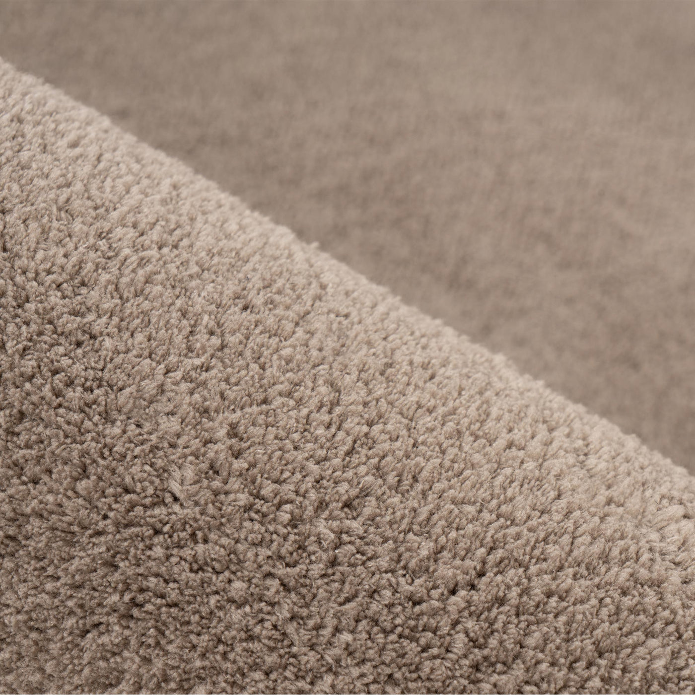 RELAX Tapis en tissu doux taupe - 160x220 cm - Tapis - Mobilier Deco
