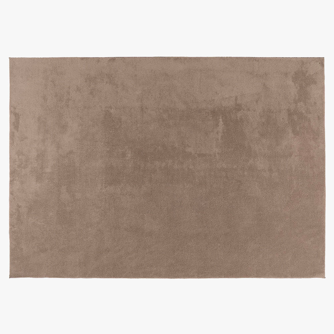 RELAX Tapis en tissu doux taupe - 160x220 cm - Tapis - Mobilier Deco