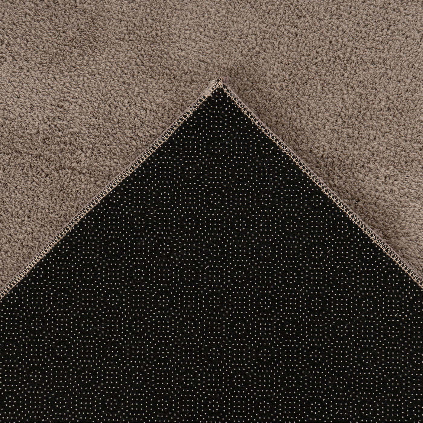 RELAX Tapis en tissu doux taupe - 160x220 cm - Tapis - Mobilier Deco