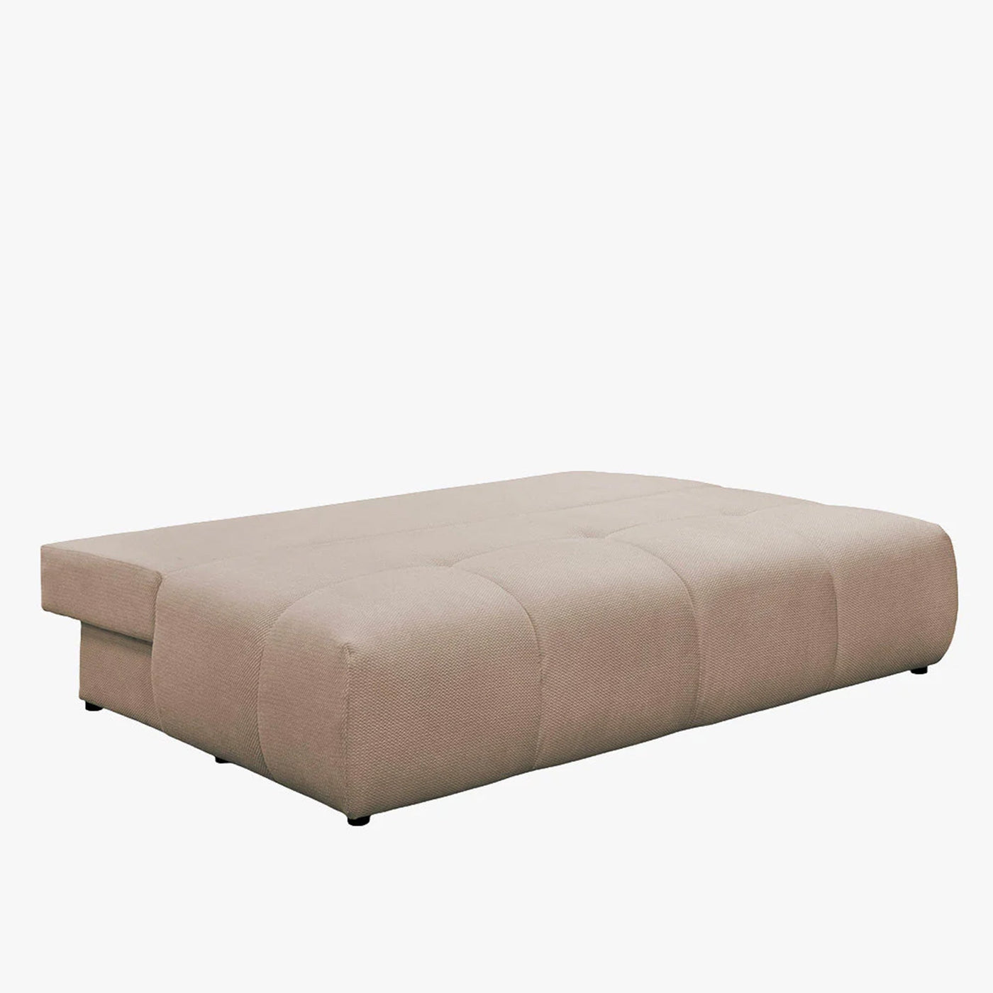 ROSA Canapé 3 places convertible avec coffre en tissu beige - Canapés convertibles - Mobilier Deco