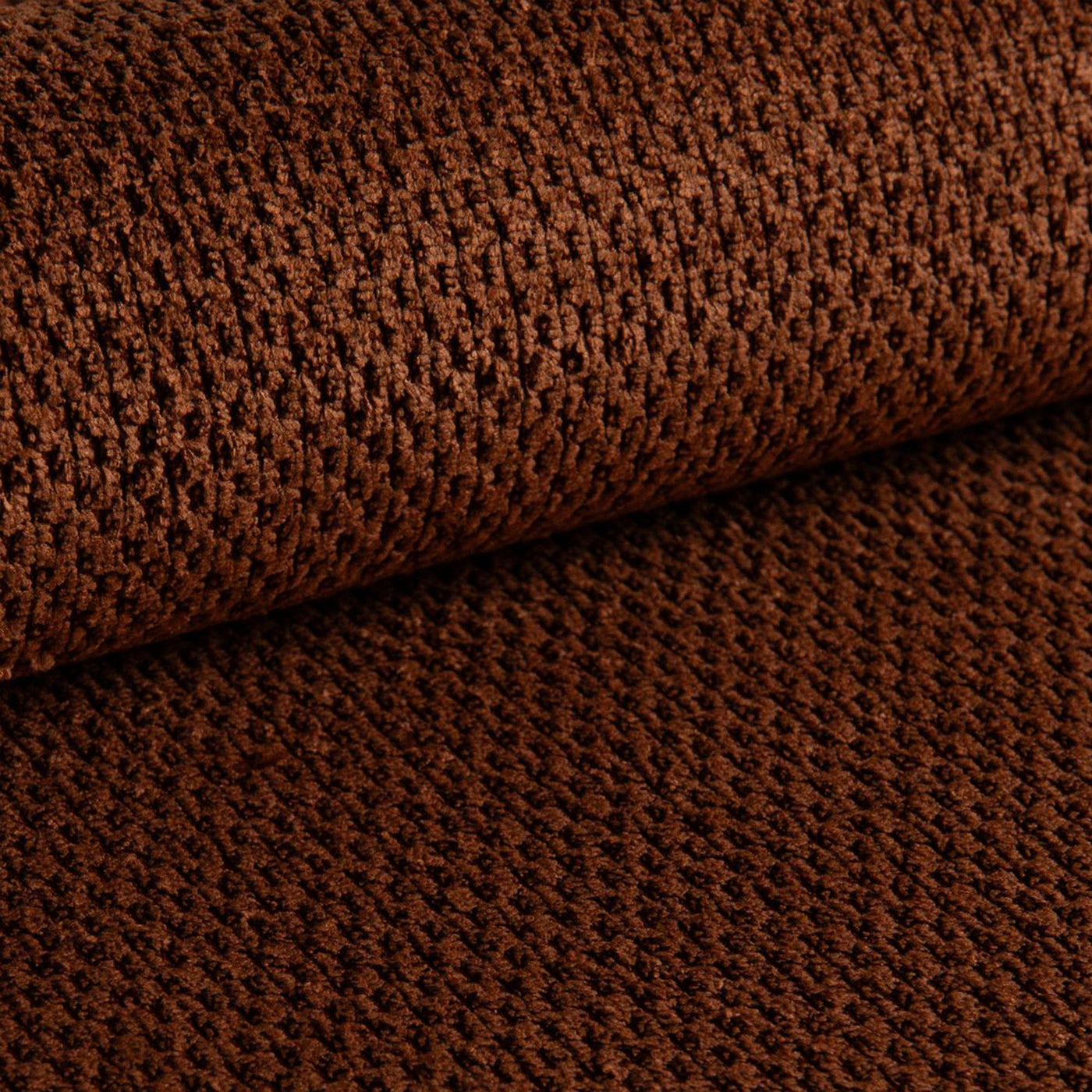 ROSA Canapé 3 places convertible avec coffre en tissu terracotta - Canapés convertibles - Mobilier Deco