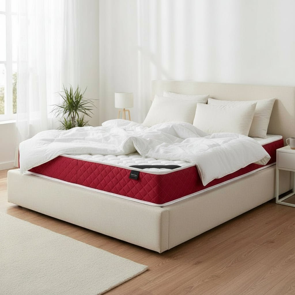 ROSSO Matelas en mousse 140x190 cm épaisseur 25 cm - Matelas - Mobilier Deco