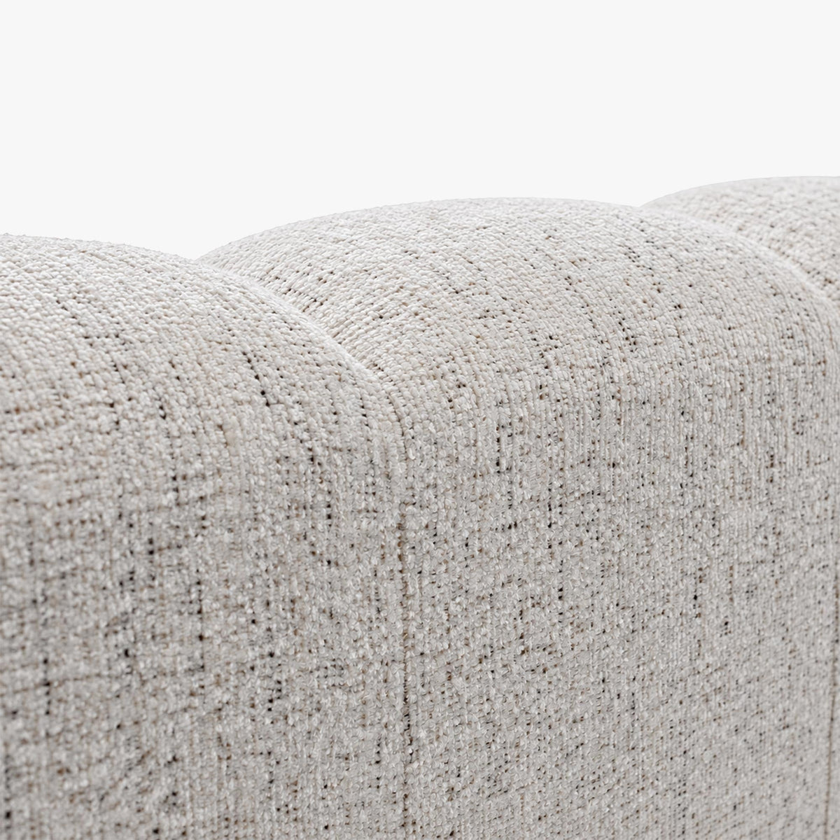 RUBY Canapé d'angle en tissu beige - Angle gauche - Mobilier Deco