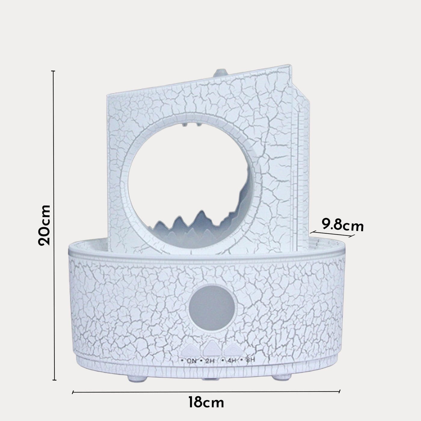 SHIVA Diffuseur d'huiles essentielles à LED blanc - Diffuseurs - Mobilier Deco