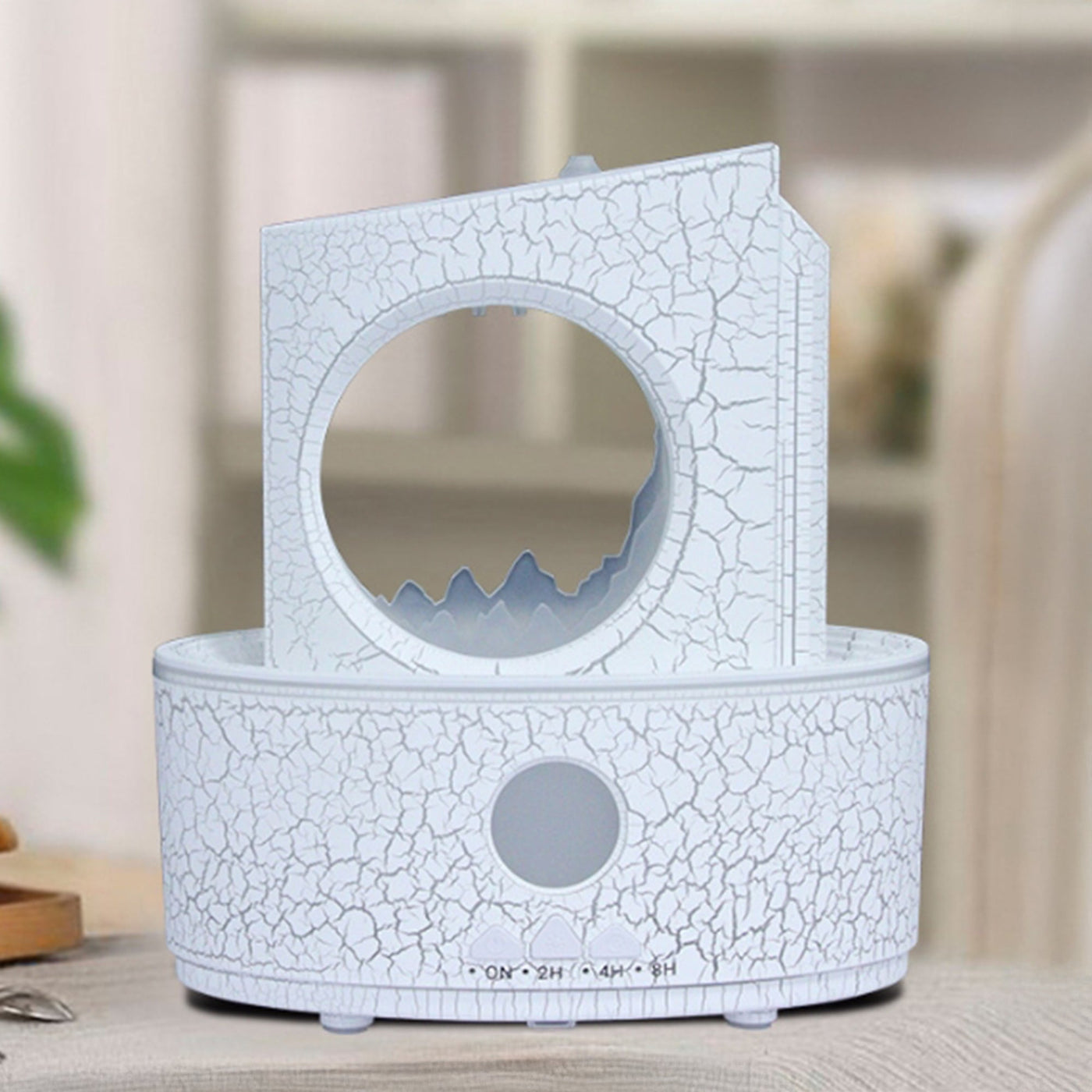 SHIVA Diffuseur d'huiles essentielles à LED blanc - Diffuseurs - Mobilier Deco