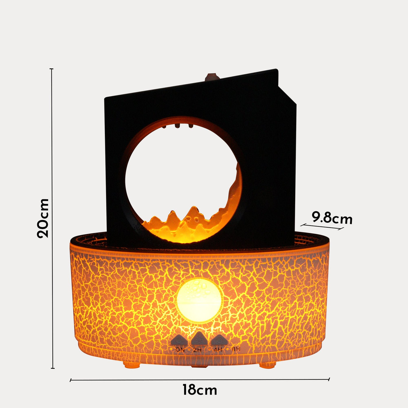 SHIVA Diffuseur d'huiles essentielles à LED noir - Diffuseurs - Mobilier Deco