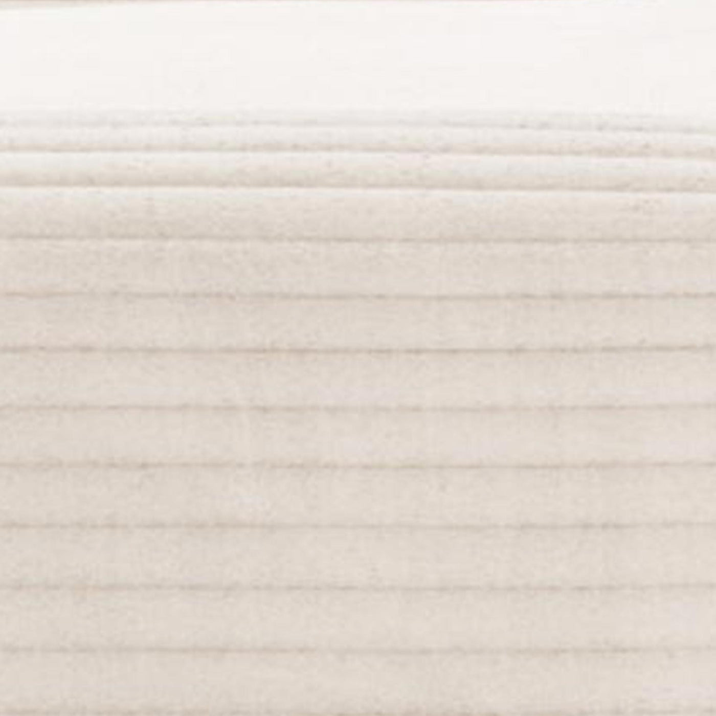 SOFIA Canapé d'angle en velours gros côtelé blanc écru - Angle droit - Canapés d'angle - Mobilier Deco