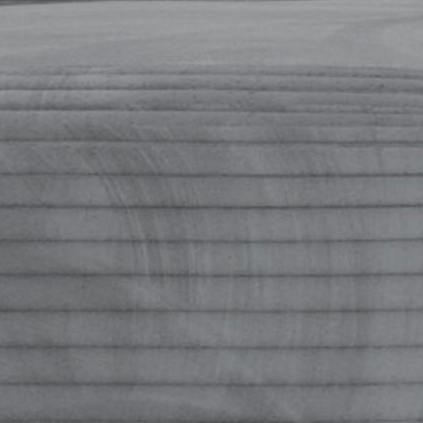 SOFIA Canapé d'angle en velours gros côtelé gris foncé - Angle droit - Canapés d'angle - Mobilier Deco