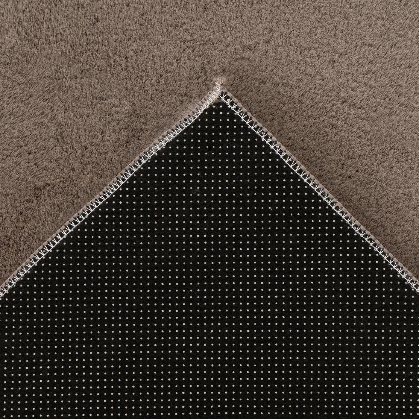SPIRIT Tapis en tissu doux taupe - 160x230 cm - Tapis - Mobilier Deco