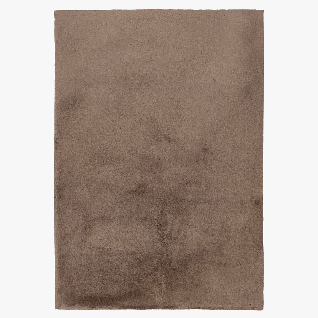 SPIRIT Tapis en tissu doux taupe - 160x230 cm - Tapis - Mobilier Deco