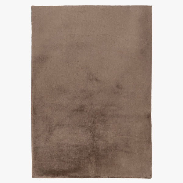 SPIRIT Tapis en tissu doux taupe - 160x230 cm