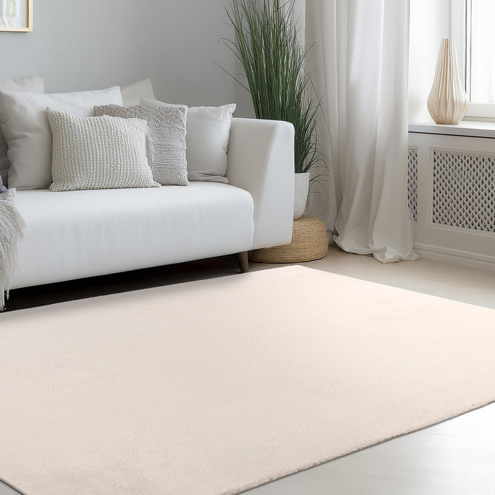 SPIRIT Tapis en tissu doux taupe clair - 160x230 cm