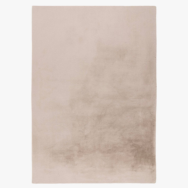 SPIRIT Tapis en tissu doux taupe clair - 160x230 cm