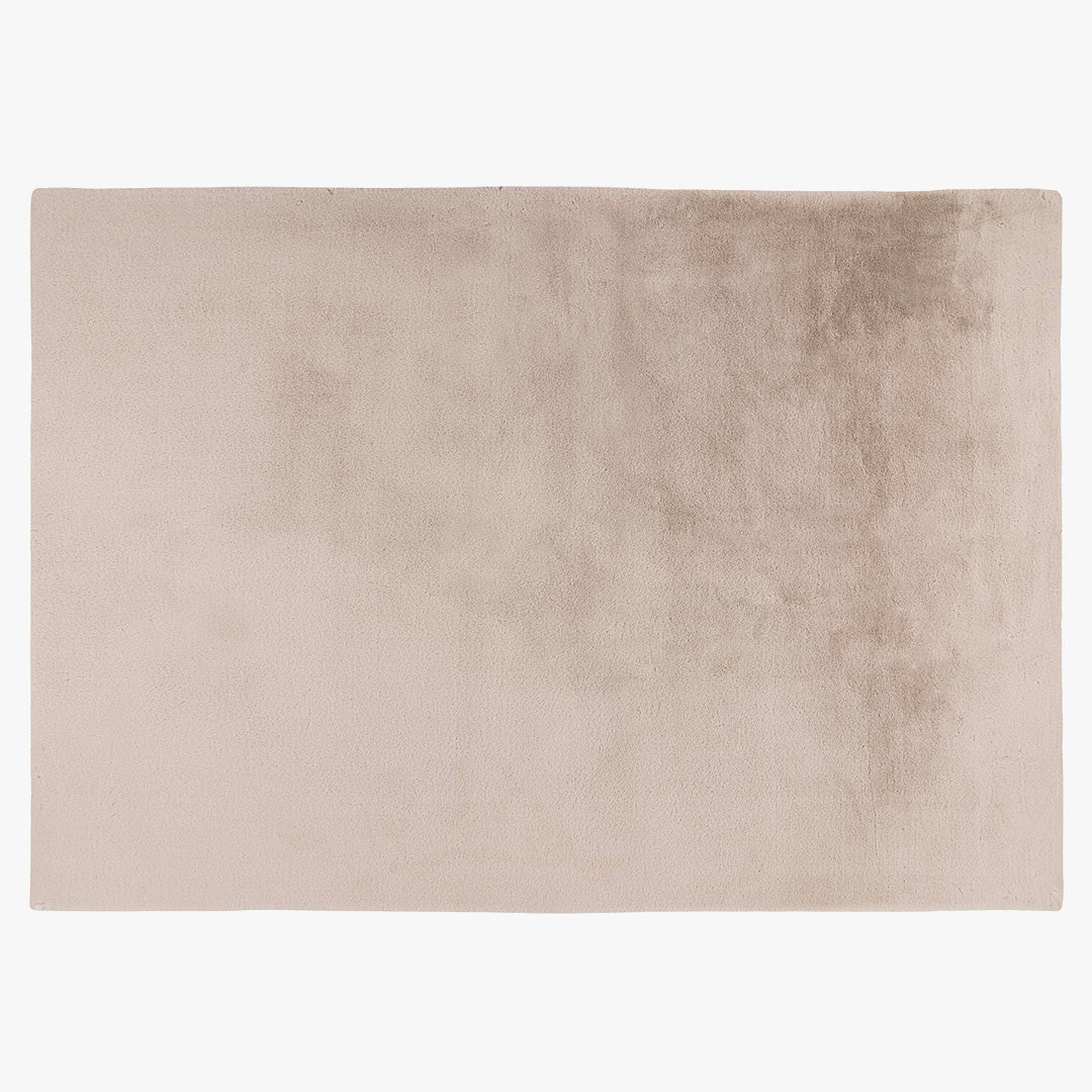 SPIRIT Tapis en tissu doux taupe clair - 160x230 cm - Tapis - Mobilier Deco