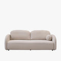 SYNA Canapé 3 places convertible en tissu bouclette beige