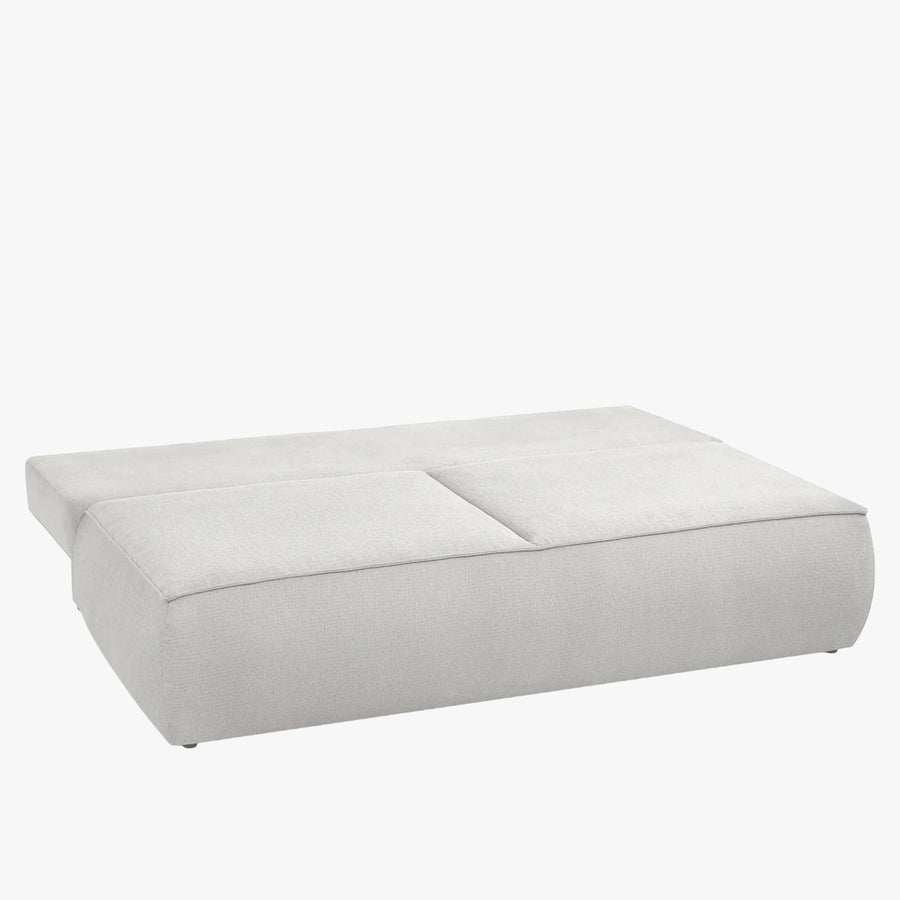 TILIA Canapé 3 places convertible avec coffre en tissu beige — aperçu vidéo