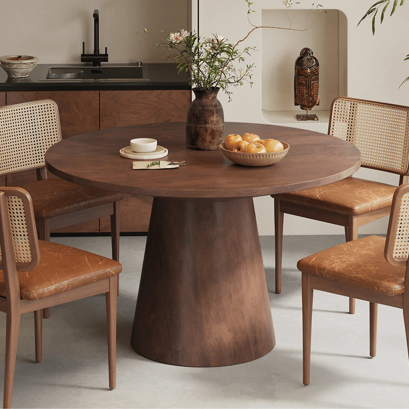 TOMMY - Tables à manger rondes 130 cm