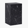 TRESA Table d'appoint marbre d'ingénierie noir