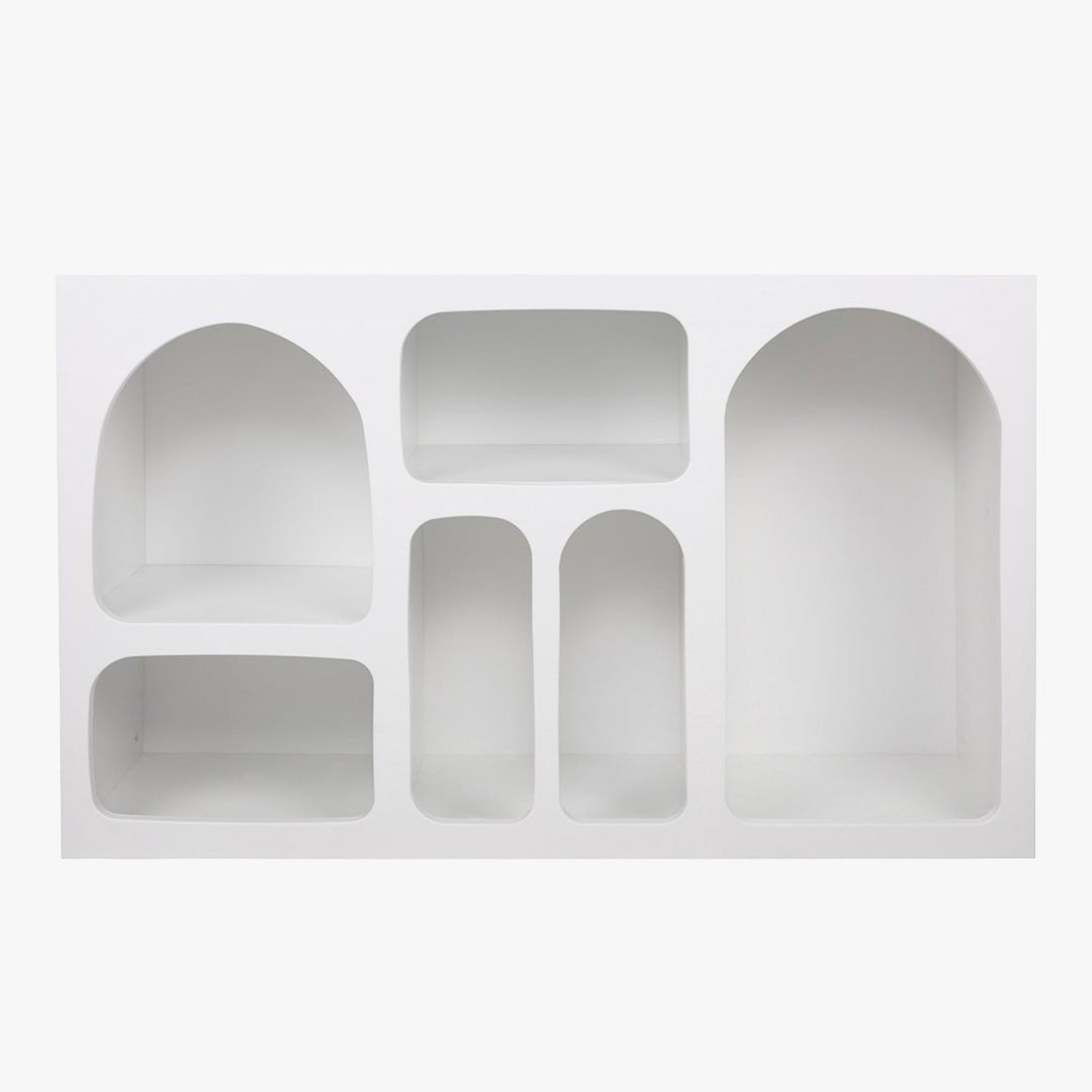 VERA Console avec 6 niches blanc 120 cm - Consoles - Mobilier Deco
