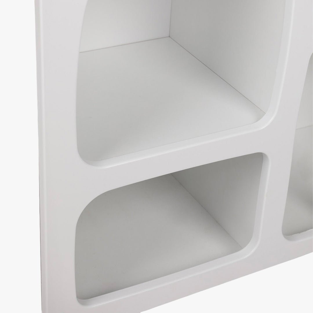 VERA Console avec 6 niches blanc 120 cm - Consoles - Mobilier Deco