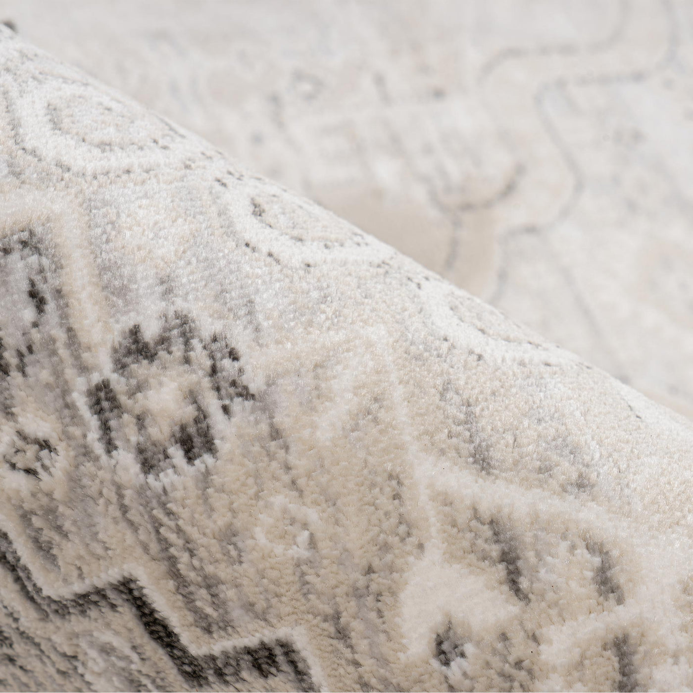 VISTA Tapis oriental blanc écru et beige - 160x230 cm - Tapis - Mobilier Deco