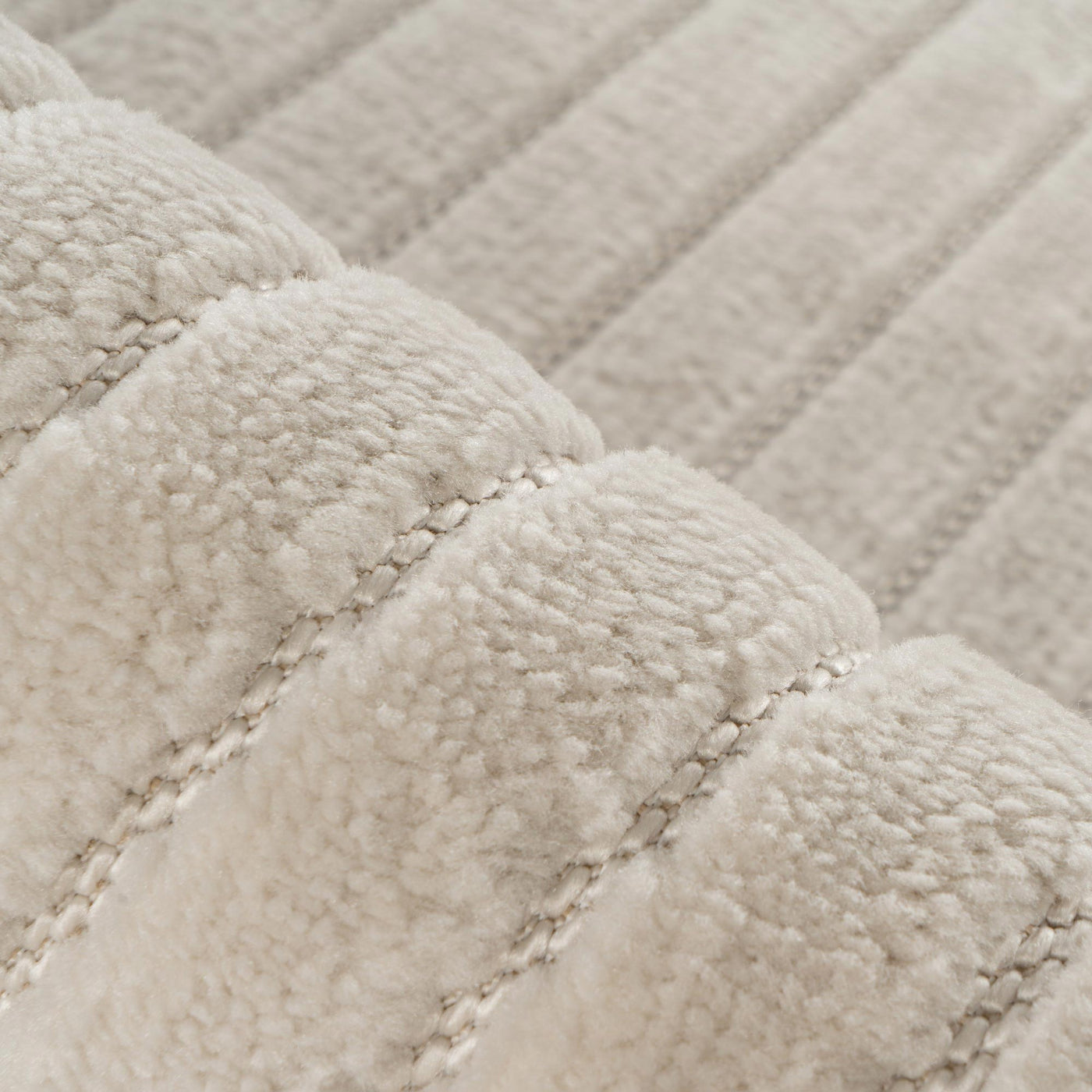 VIVA Tapis en tissu doux à motif en relief blanc écru - 160x230 cm - Tapis - Mobilier Deco