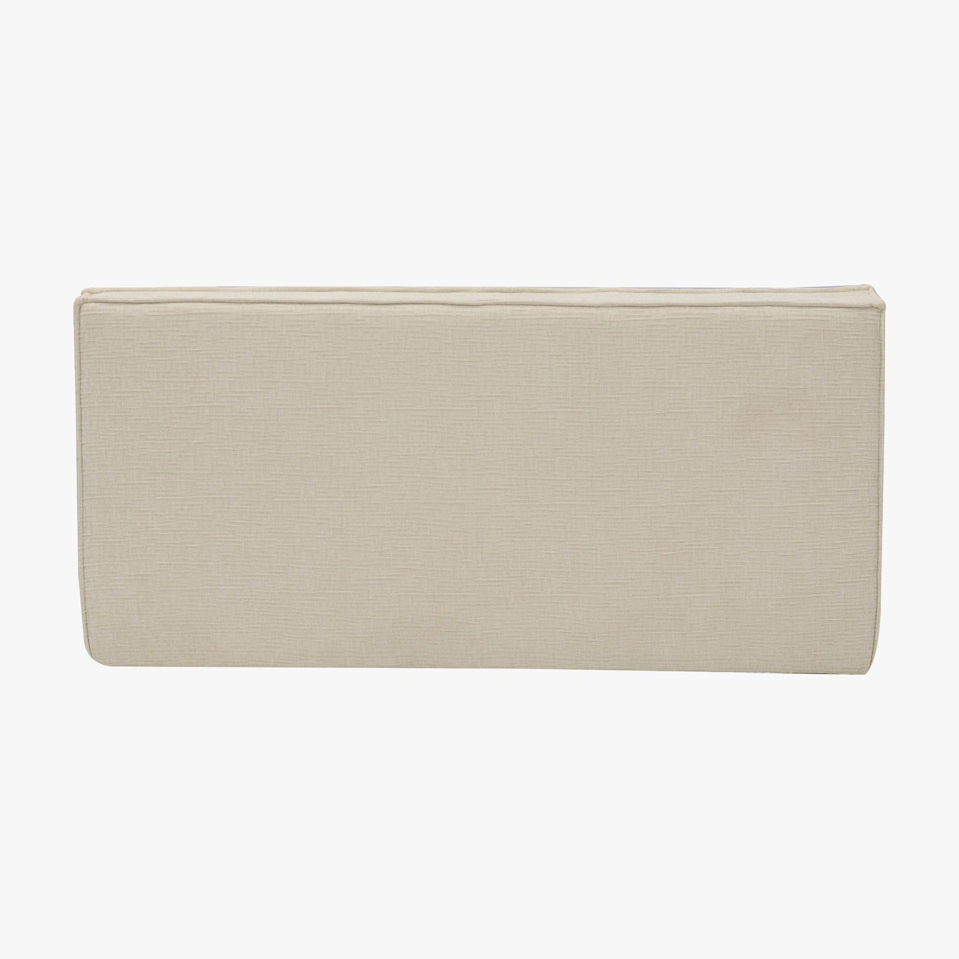 ZEYNA Canapé 2 places modulable en tissu beige - Canapés fixes - Mobilier Deco