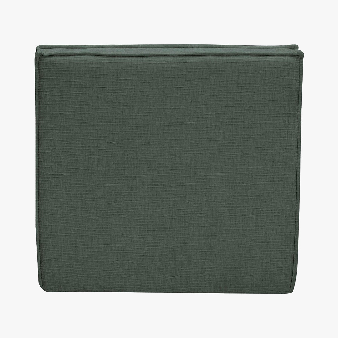 ZEYNA Fauteuil modulable en tissu vert - Fauteuils - Mobilier Deco